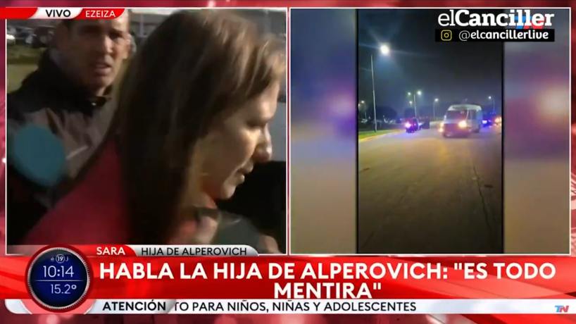 "Esto es tremendo": la hija de Alperovich lo visitó en la cárcel de Ezeiza y rompió el silencio - Tucumán
