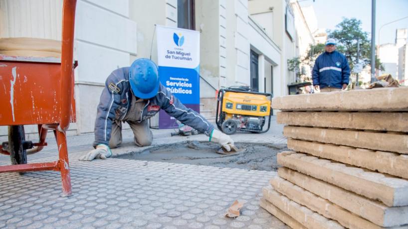 Avanzan los trabajos para embellecer el Paseo Histórico y Catedral Avanzan los trabajos para embellecer el Paseo Histórico y Catedral para recibir el 9 de Julio - Tucumán
