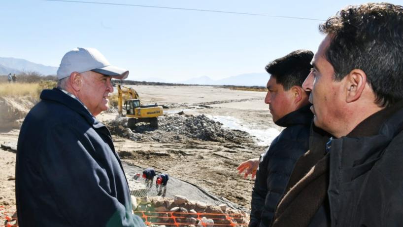 Avanzan las obras del puente sobre el río Santa María y la repavimentación de la Ruta 307 - Tucumán