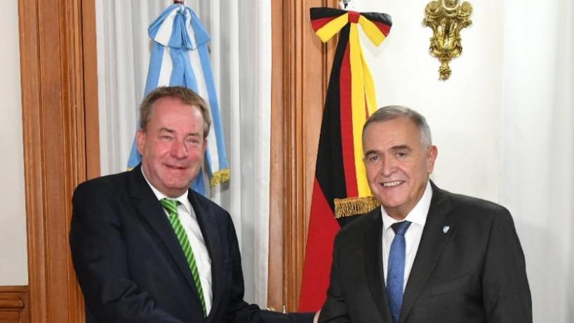 Jaldo recibió al embajador de Alemania en Argentina, Dieter Lamlé