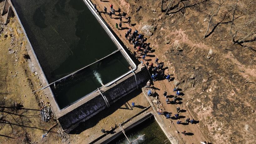 Tras los incendios y su reparación, ampliarán la planta potabilizadora de la SAT en Tafí de Valle - Tucumán