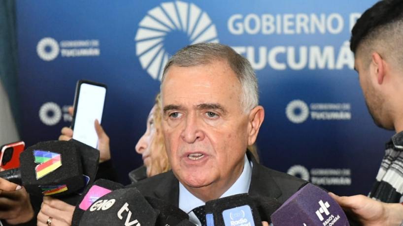 “Tucumán necesita inversiones”, dijo Jaldo sobre el RIGI y el blanqueo de capitales