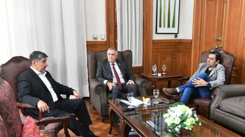 El Gobernador recibió al vice Acevedo y al legislador Mansilla