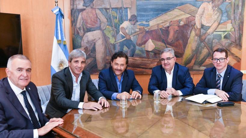 Jaldo se reunió con el ministro de Economía, Luis Caputo