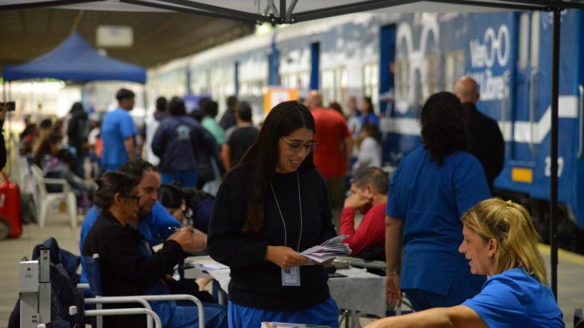 Los tucumanos destacan los servicios del Tren Sociosanitario