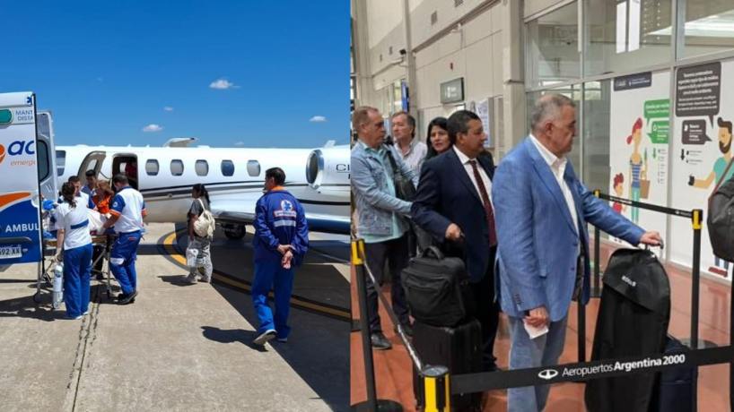 El avión provincial se destina a emergencias sanitarias mientras Jaldo utiliza vuelos de linea