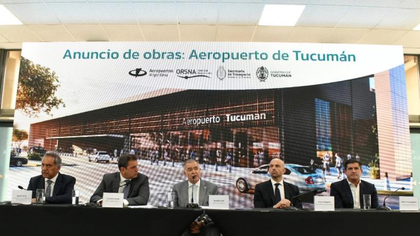 Jaldo presentó las obras de remodelación del Aeropuerto Benjamín Matienzo