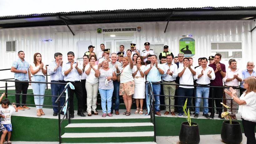 Jaldo puso en funcionamiento un destacamento que reforzará la seguridad en Alderetes