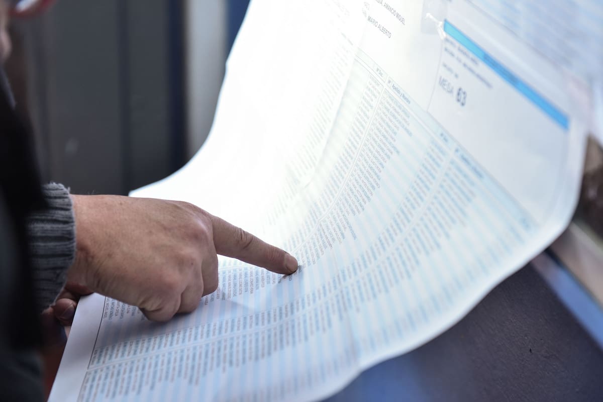 Cómo reclamar algún error en el padrón provisorio de las elecciones legislativas 2025